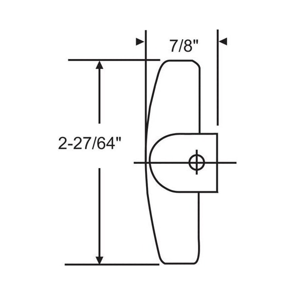 Strybuc Tee Handle White 37-113W - main
